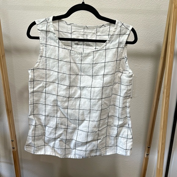 NWOT not perfect linen Vienna sleeveless top - Picture 8 of 8